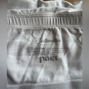 PACT | Bandeau Bra Size small Color White